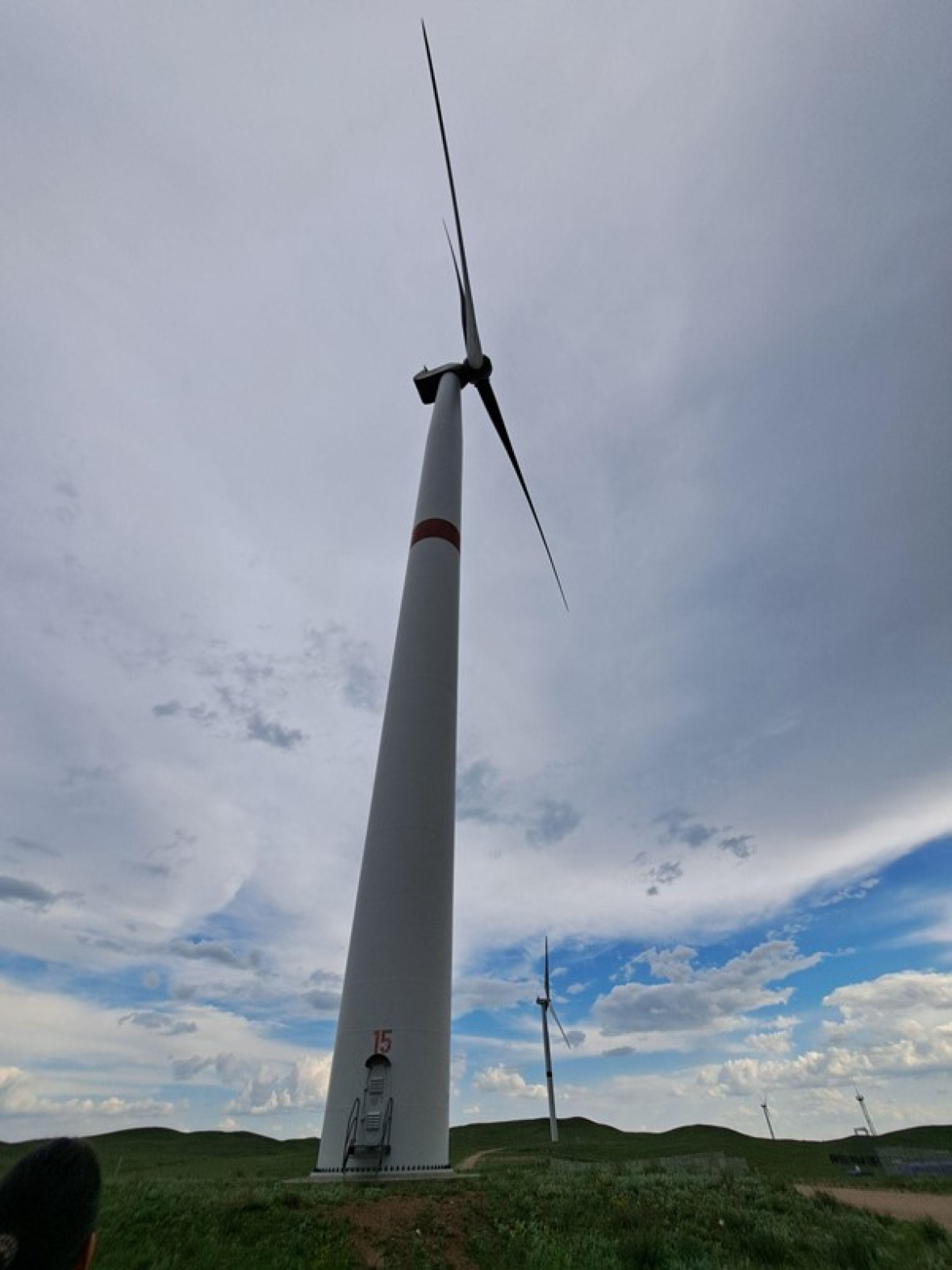 Fuhrländer wind turbines at the First Wind Power Station (45 MW) in Akmola Region, Kazakhstan. 